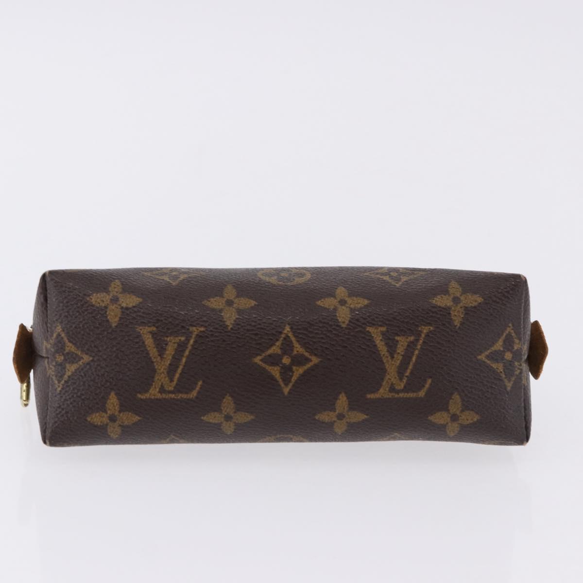 LOUIS VUITTON Monogram Pochette Cosmetic PM Cosmetic Pouch M47515 LV Auth 191802
