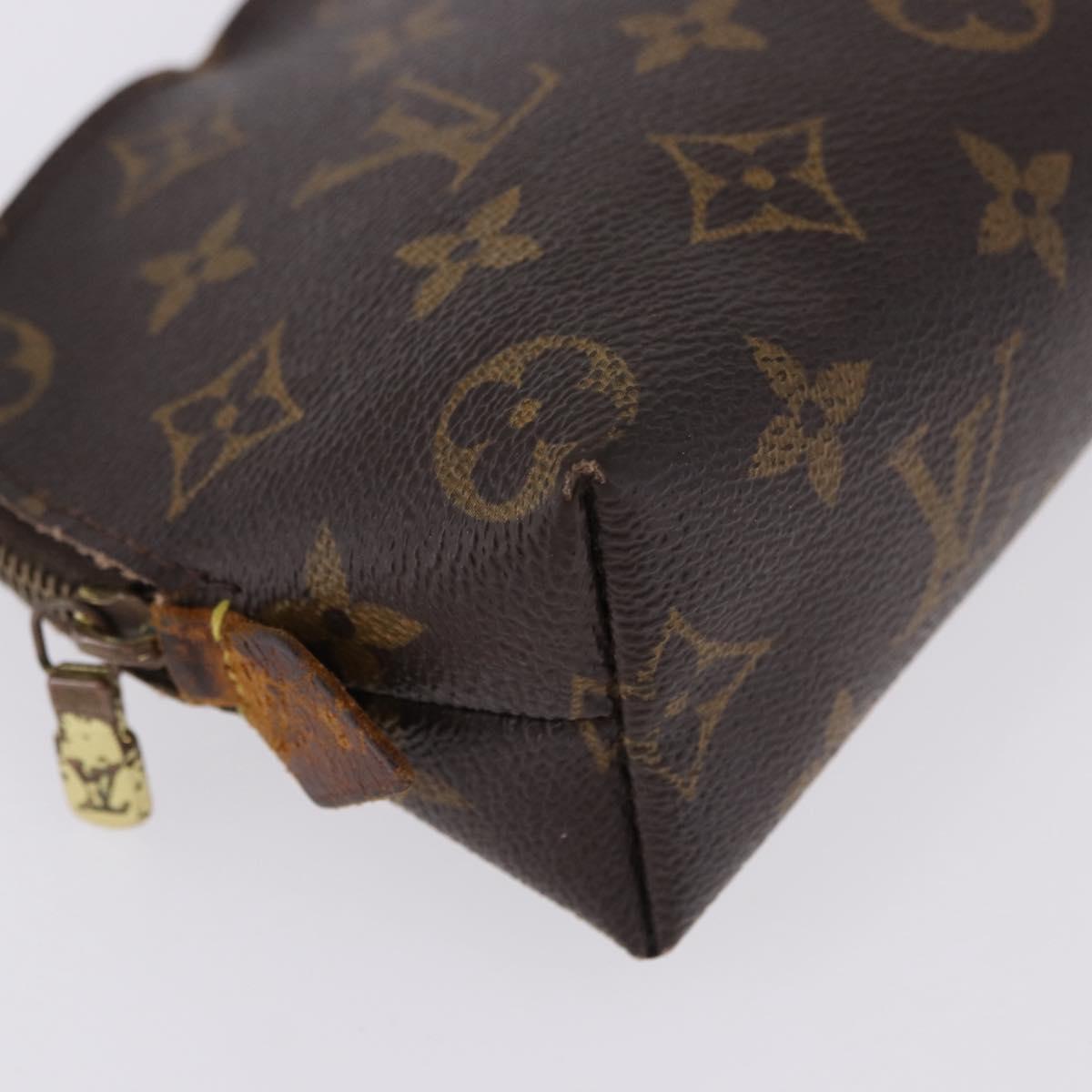 LOUIS VUITTON Monogram Pochette Cosmetic PM Cosmetic Pouch M47515 LV Auth 191802