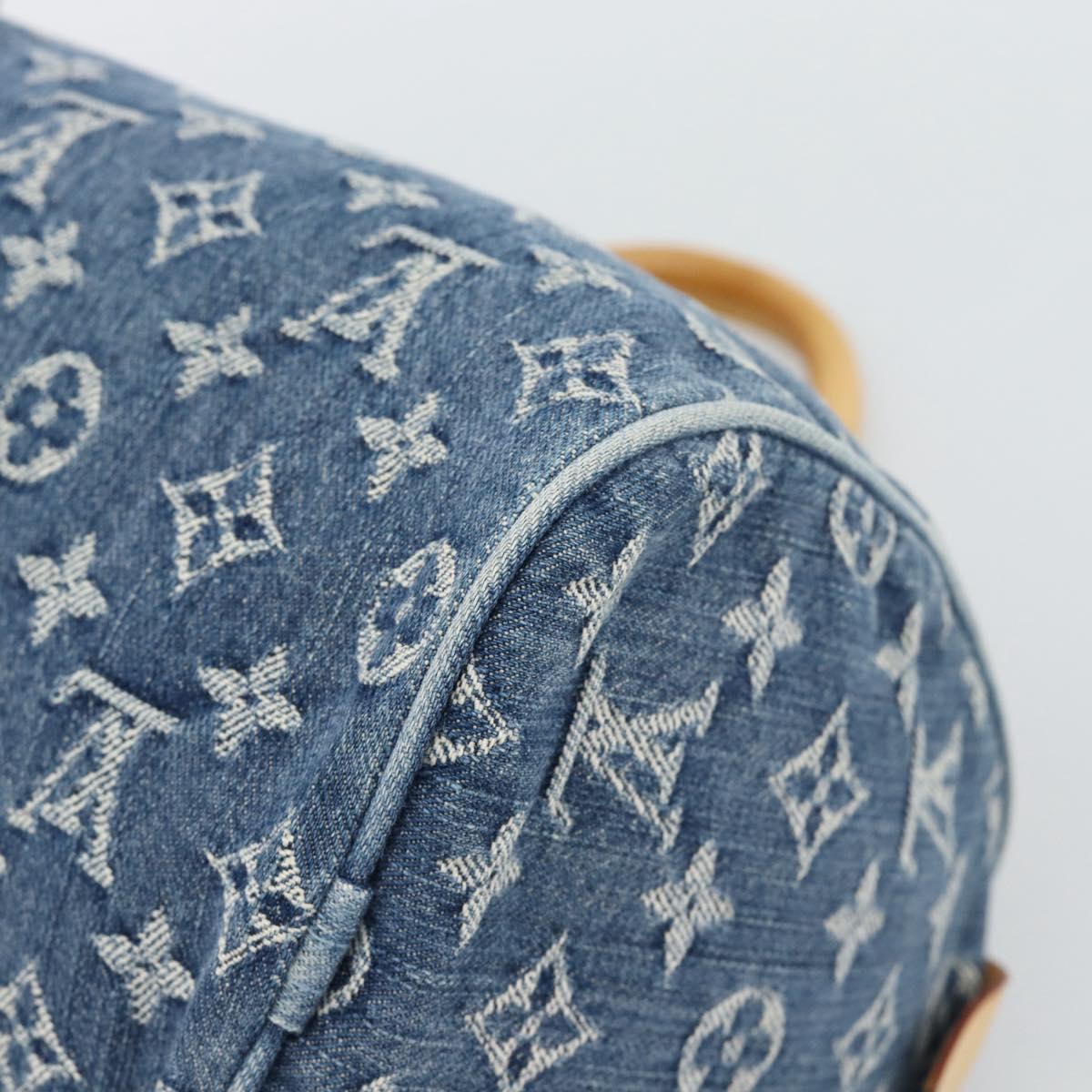 LOUIS VUITTON Monogram Denim Neo Speedy Hand Bag Blue M95019 LV Auth 191830V