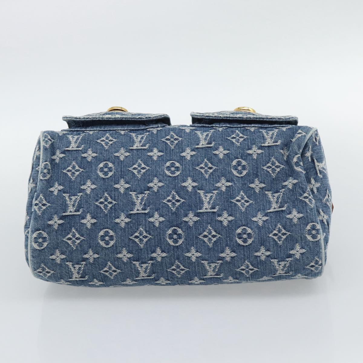 LOUIS VUITTON Monogram Denim Neo Speedy Hand Bag Blue M95019 LV Auth 191830V