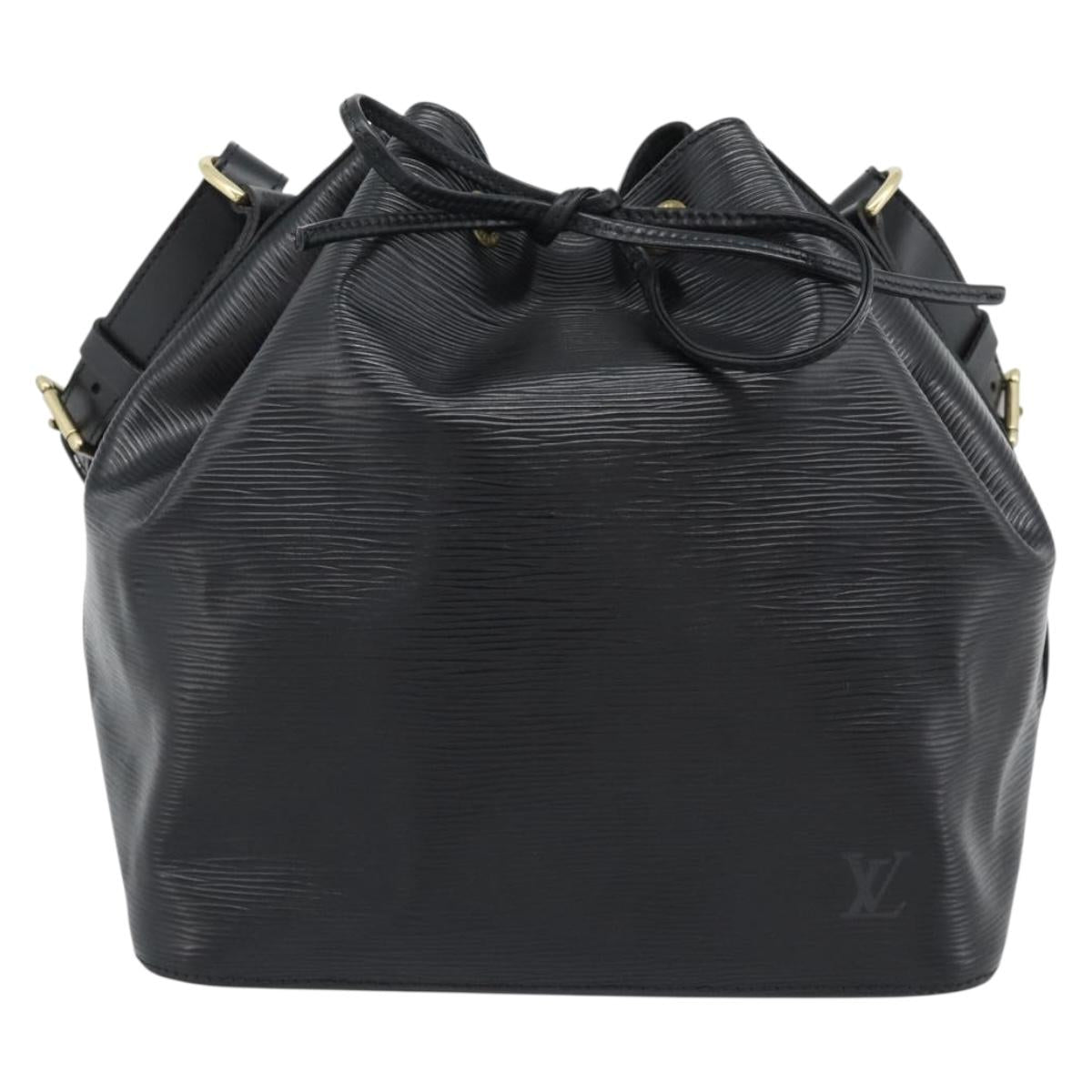 LOUIS VUITTON Epi Petit Noe Shoulder Bag Black M44102 LV Auth 191858V