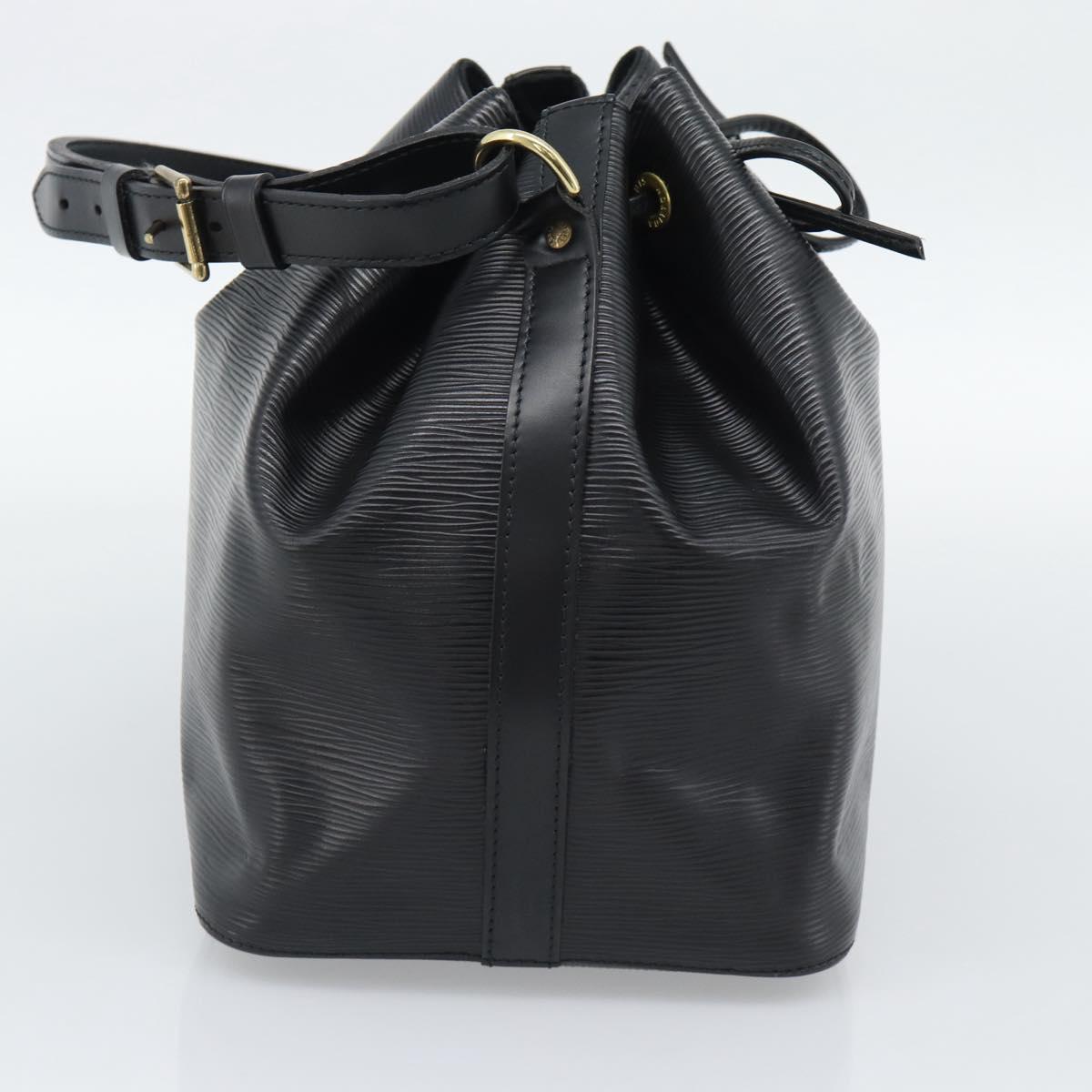 LOUIS VUITTON Epi Petit Noe Shoulder Bag Black M44102 LV Auth 191858V