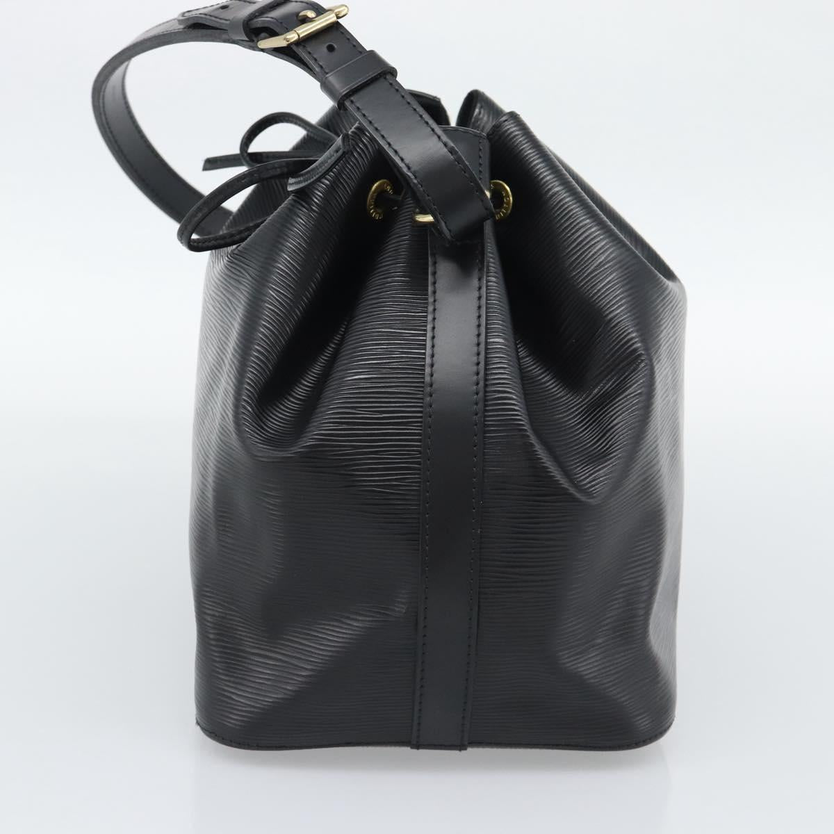 LOUIS VUITTON Epi Petit Noe Shoulder Bag Black M44102 LV Auth 191858V