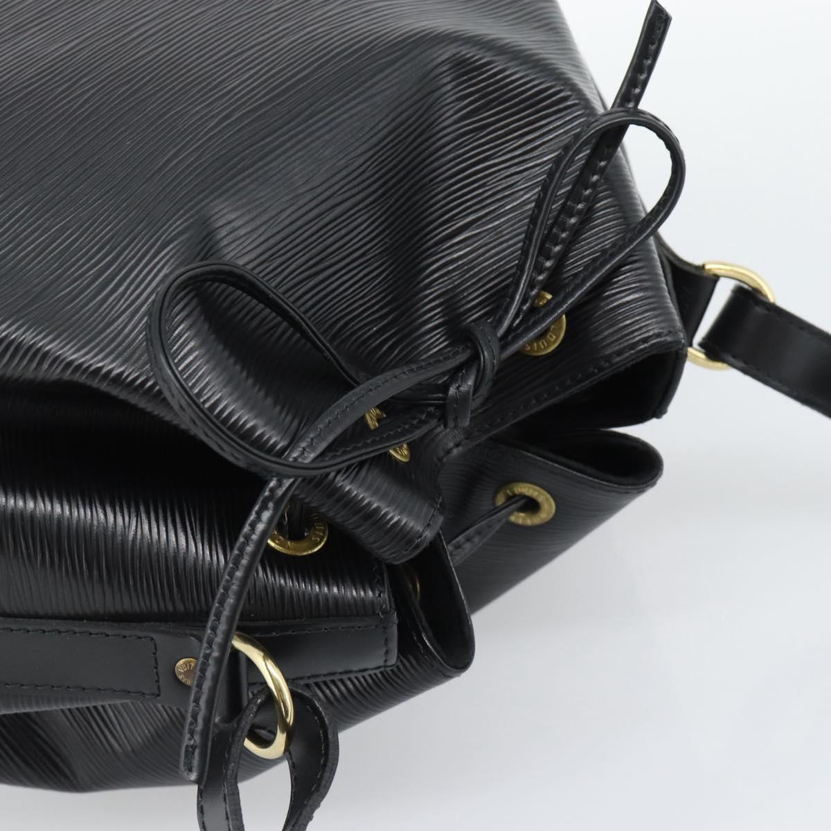 LOUIS VUITTON Epi Petit Noe Shoulder Bag Black M44102 LV Auth 191858V