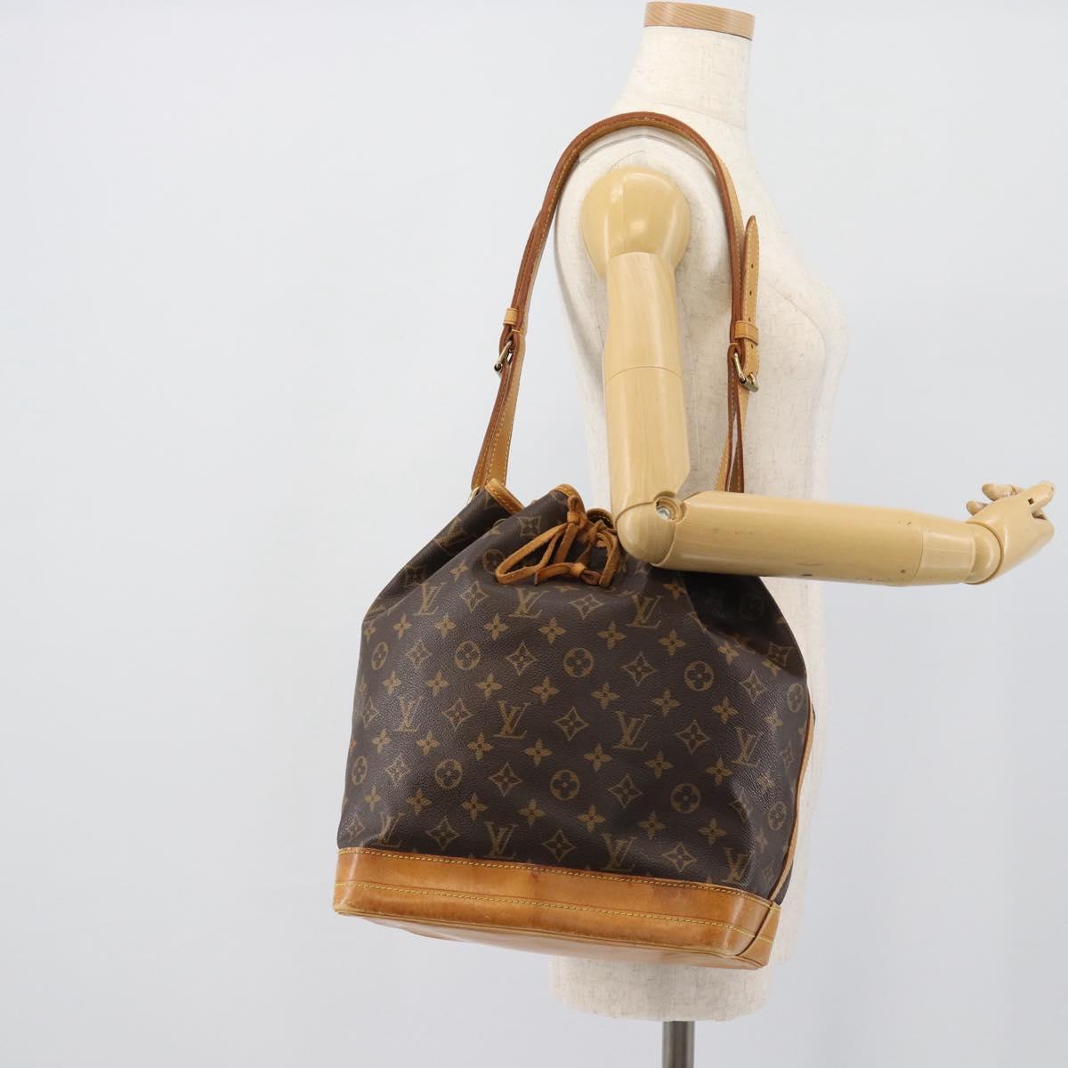 LOUIS VUITTON Monogram Noe Shoulder Bag M42224 LV Auth 191859A