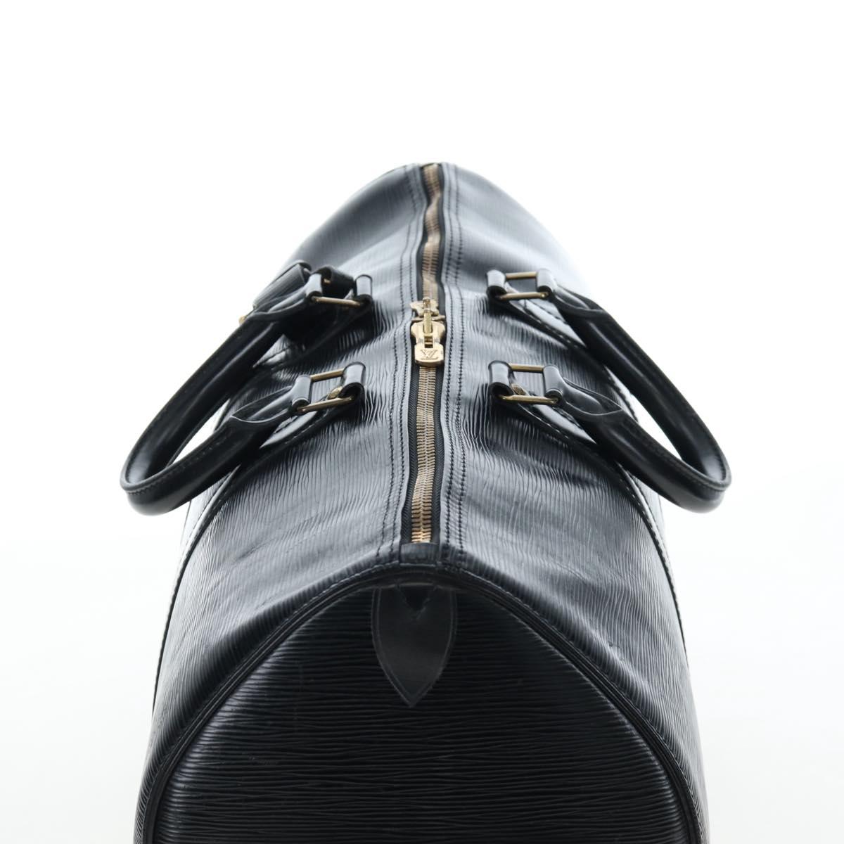 LOUIS VUITTON Epi Keepall 45 Boston Bag Black M42972 LV Auth 191863V