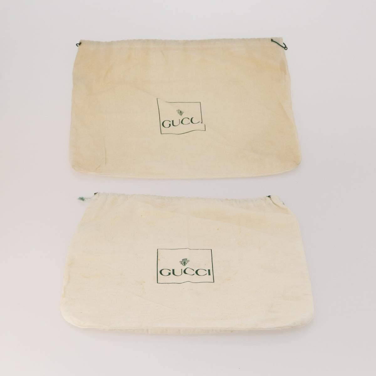 GUCCI Dust Bag Cotton Set of 20 Beige Auth 191873