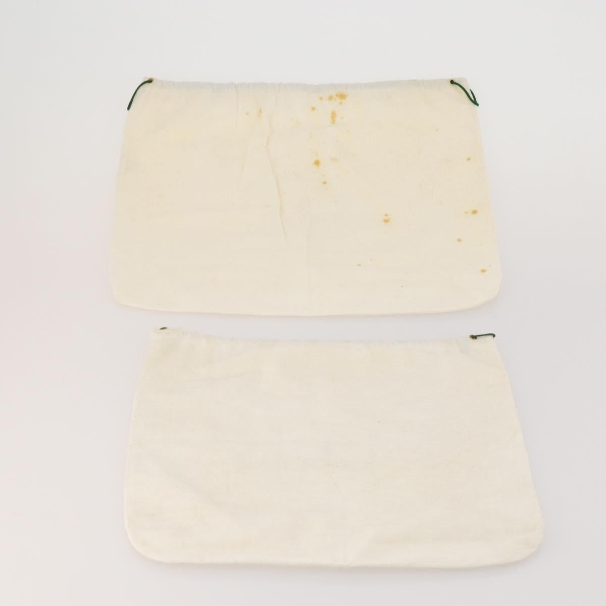 GUCCI Dust Bag Cotton Set of 20 Beige Auth 191873