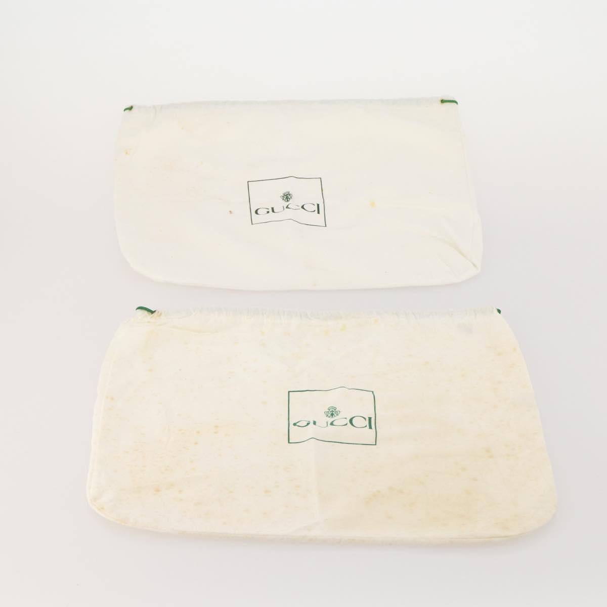 GUCCI Dust Bag Cotton Set of 20 Beige Auth 191873