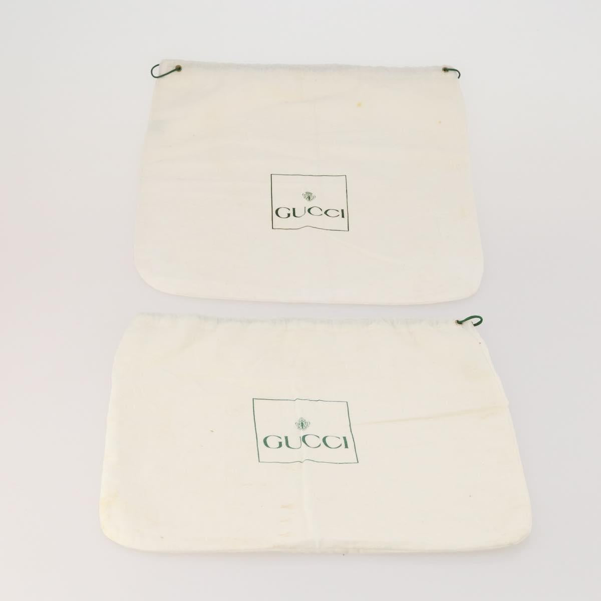 GUCCI Dust Bag Cotton Set of 20 Beige Auth 191873