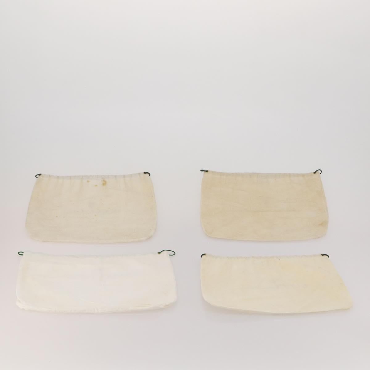 GUCCI Dust Bag Cotton Set of 20 White Auth 191874
