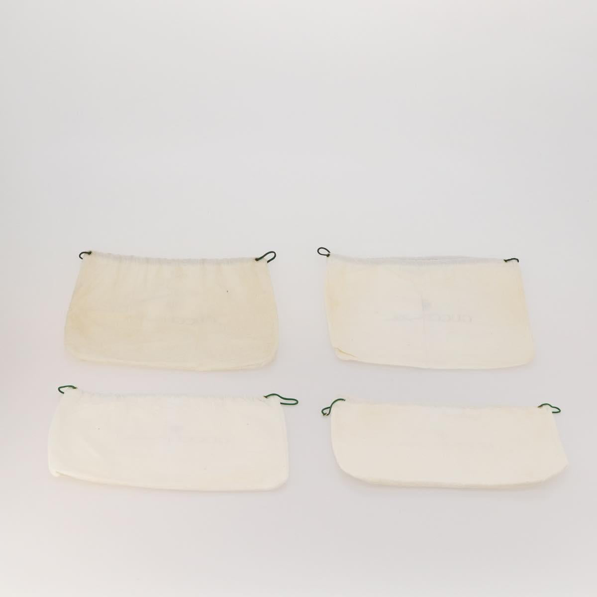 GUCCI Dust Bag Cotton Set of 20 White Auth 191874