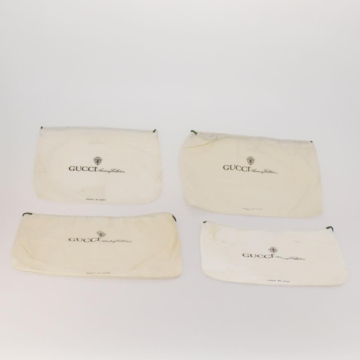 GUCCI Dust Bag Cotton Set of 20 White Auth 191874