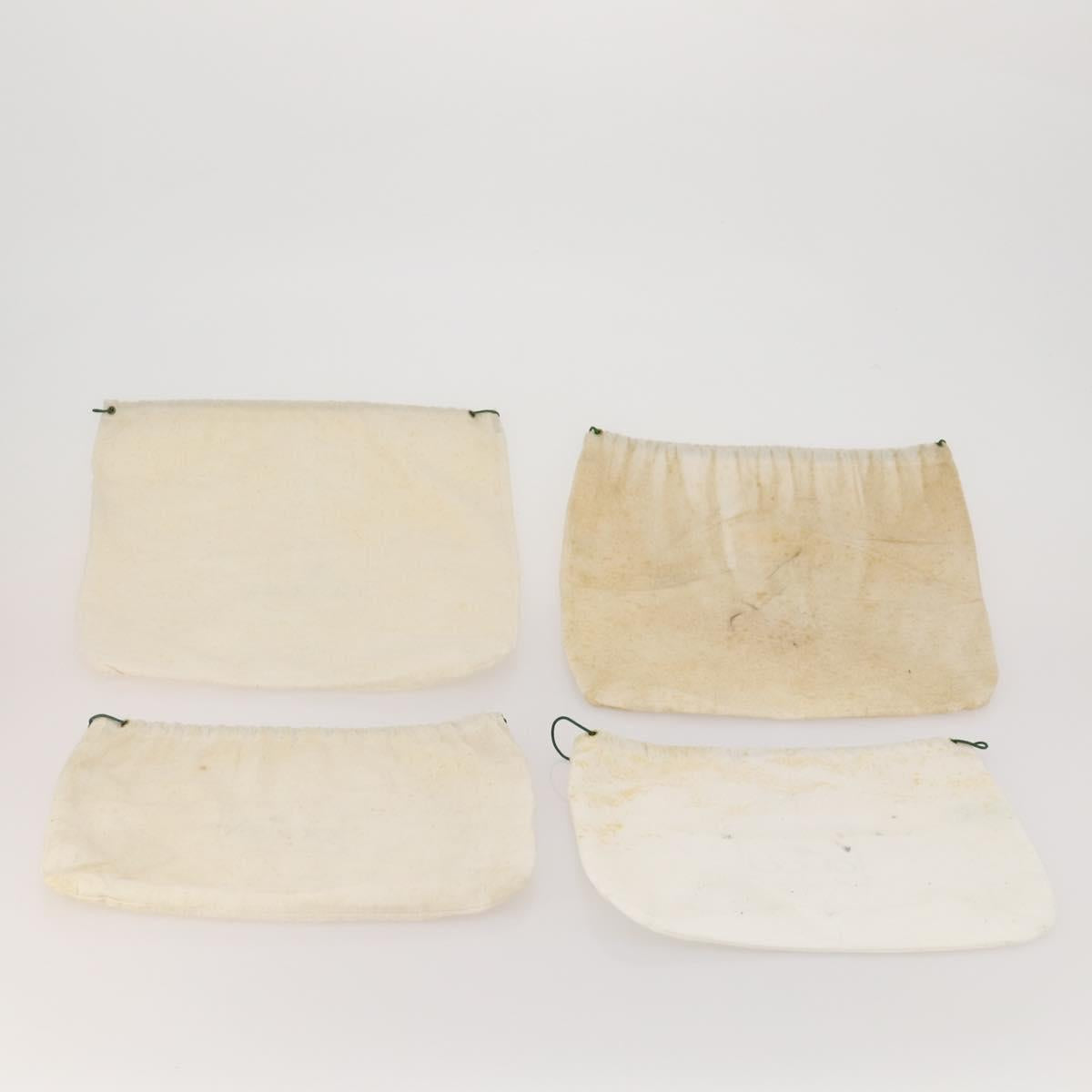 GUCCI Dust Bag cotton Set of 30 Beige Auth 191875