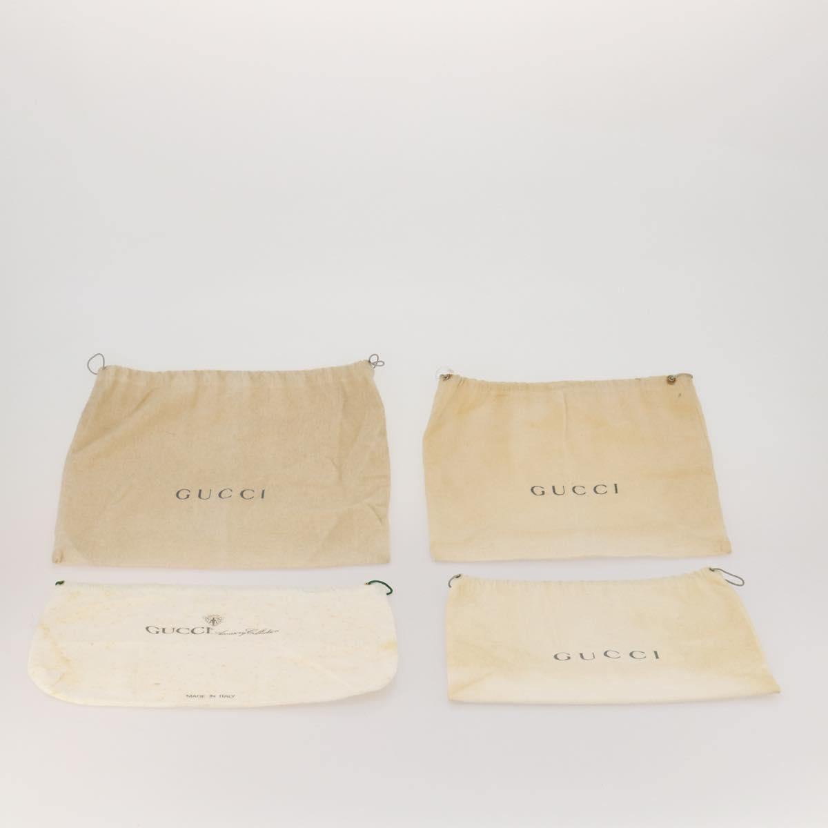 GUCCI Dust Bag cotton Set of 30 Beige Auth 191875