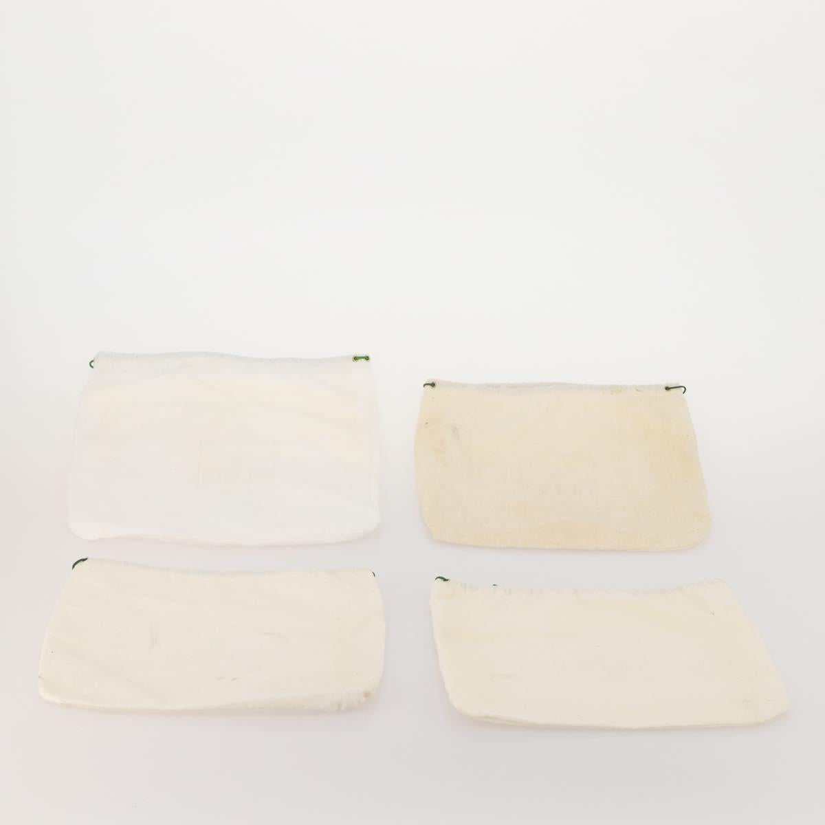 GUCCI Dust Bag Cotton Set of 20 White Auth 191876