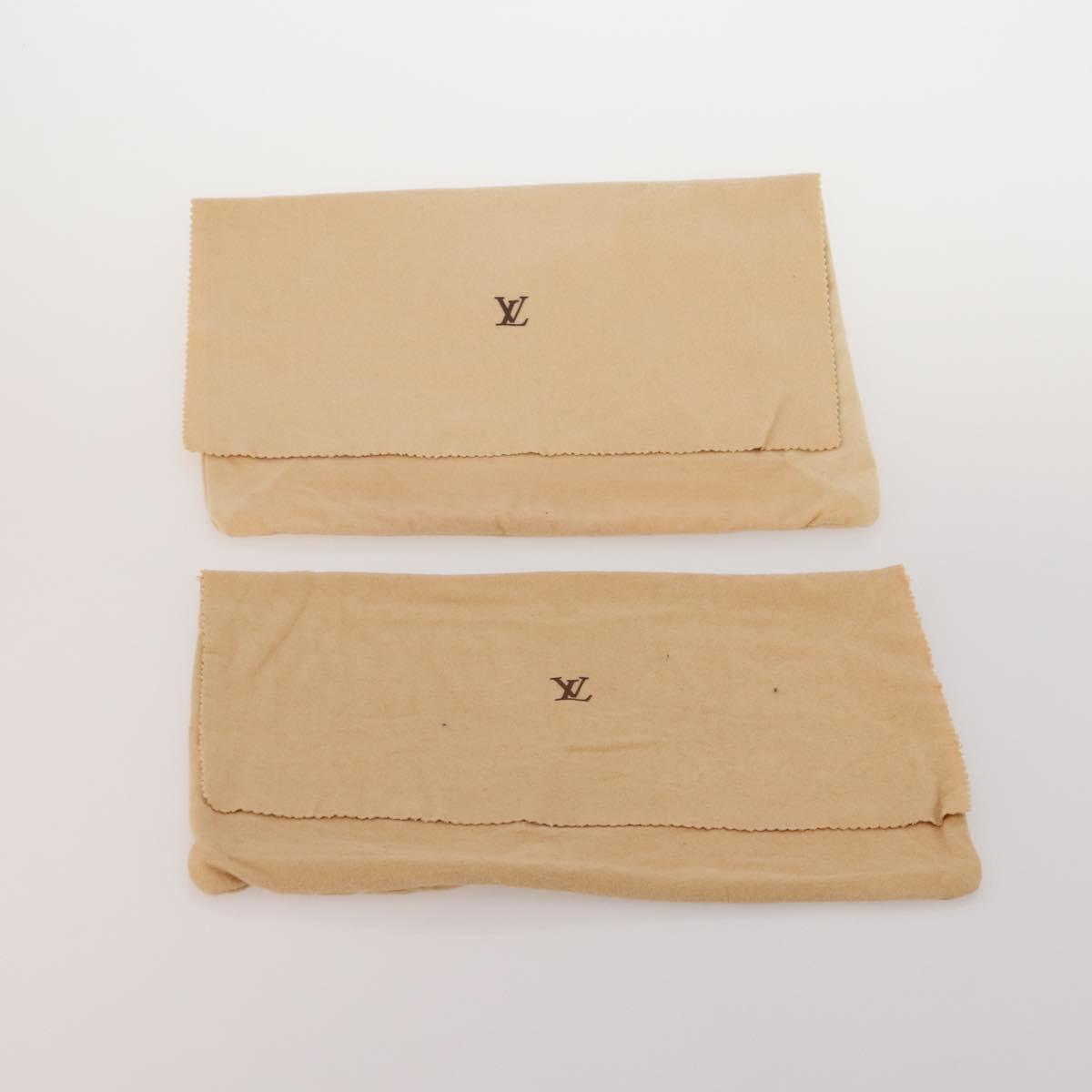 LOUIS VUITTON Dust Bag Cotton Set of 26 Beige LV Auth 191877