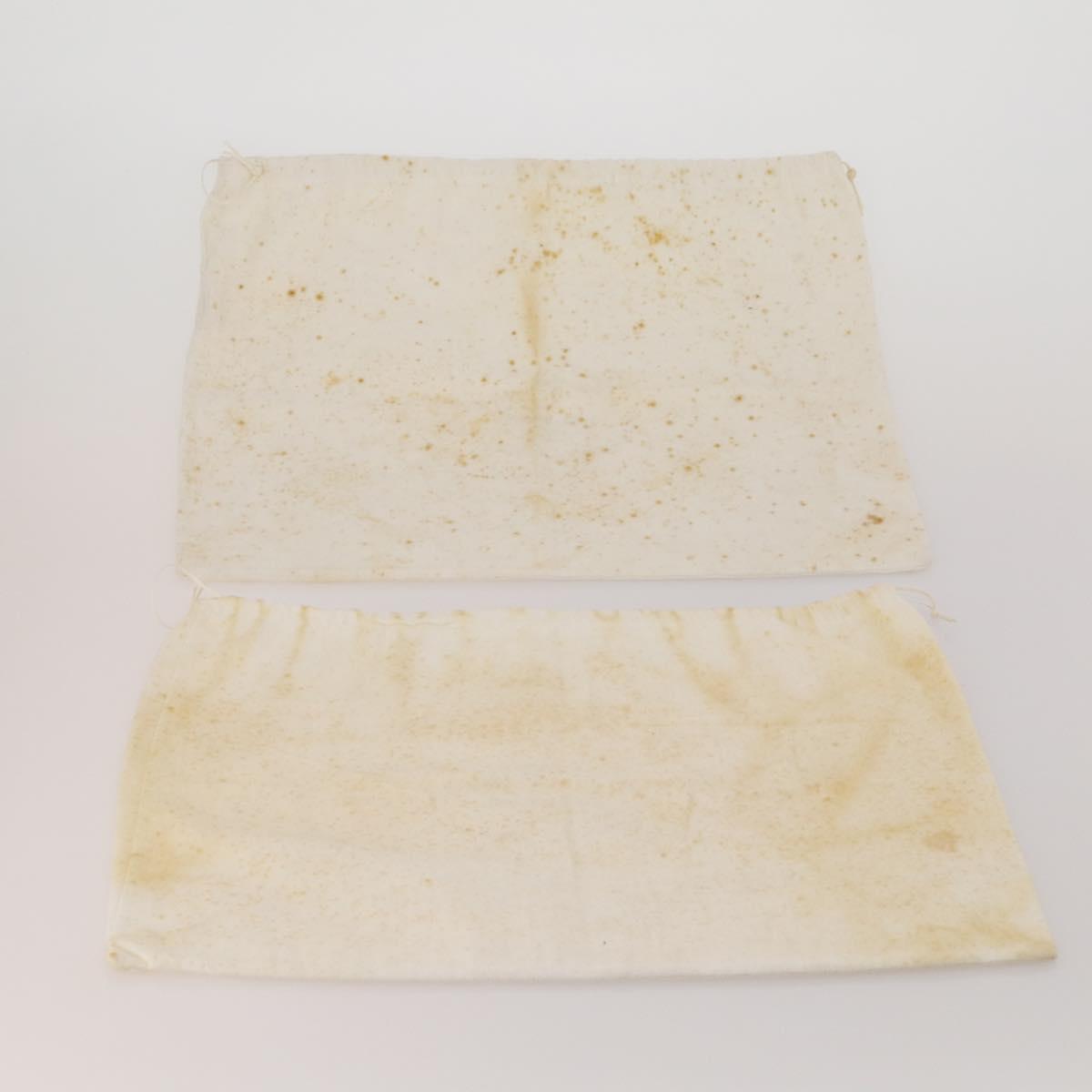 PRADA Dust Bag Cotton Set of 20 White Auth 191878