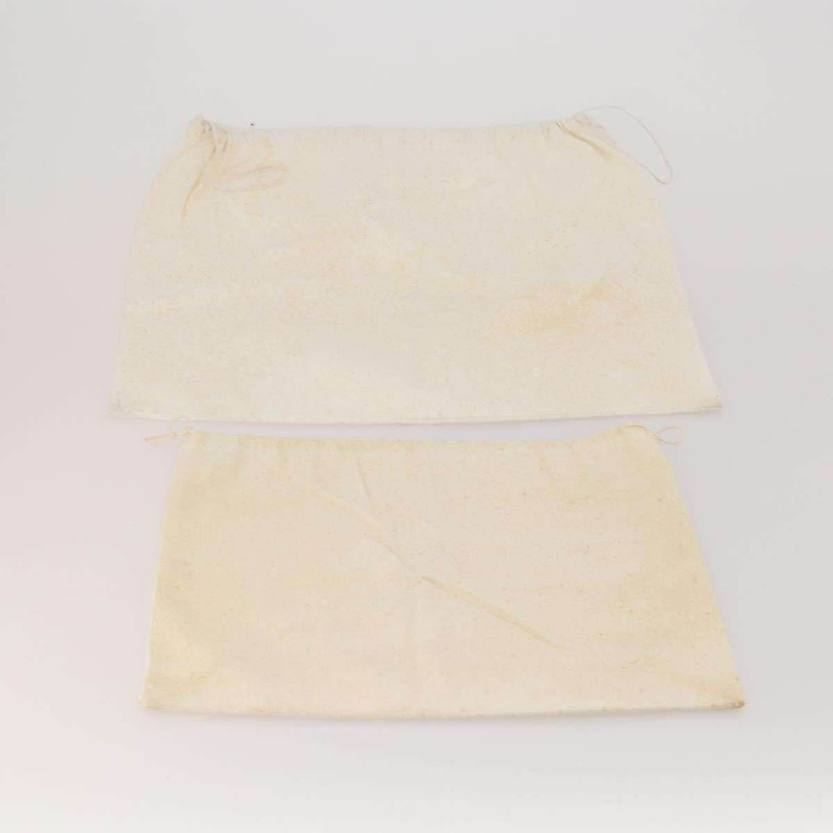PRADA Dust Bag Cotton Set of 20 White Auth 191878