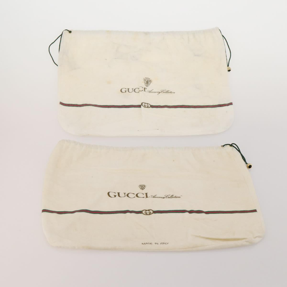 GUCCI Dust Bag Cotton Set of 20 White Auth 191879