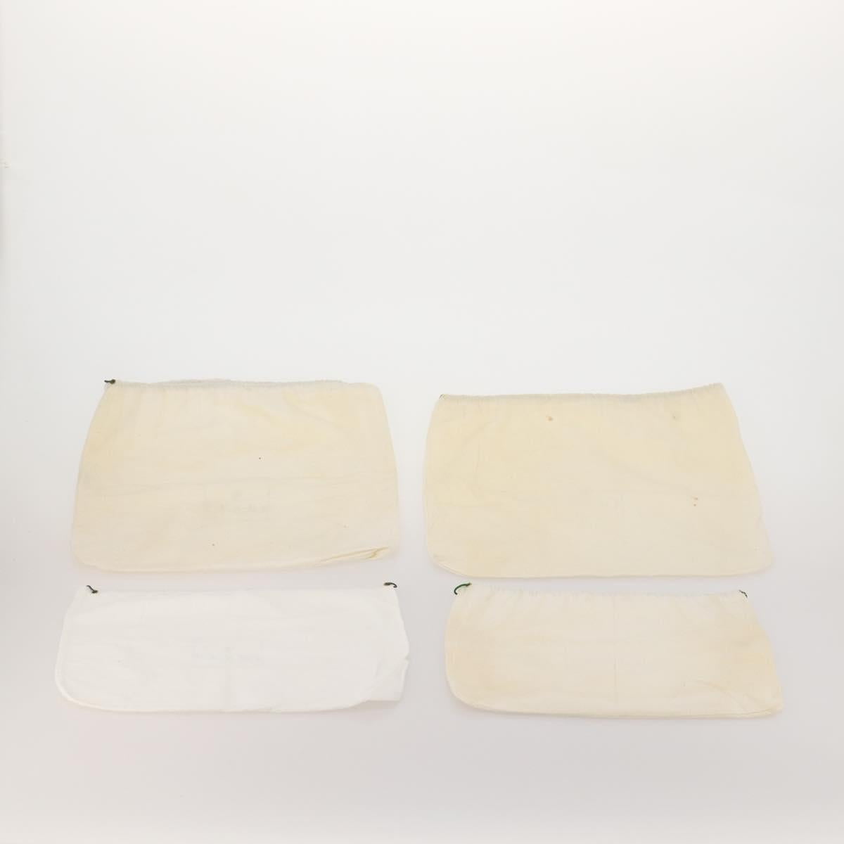 GUCCI Dust Bag Cotton Set of 20 White Auth 191880