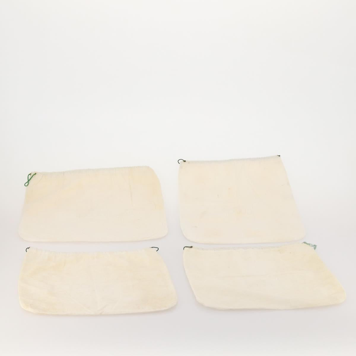 GUCCI Dust Bag Cotton Set of 20 White Auth 191880