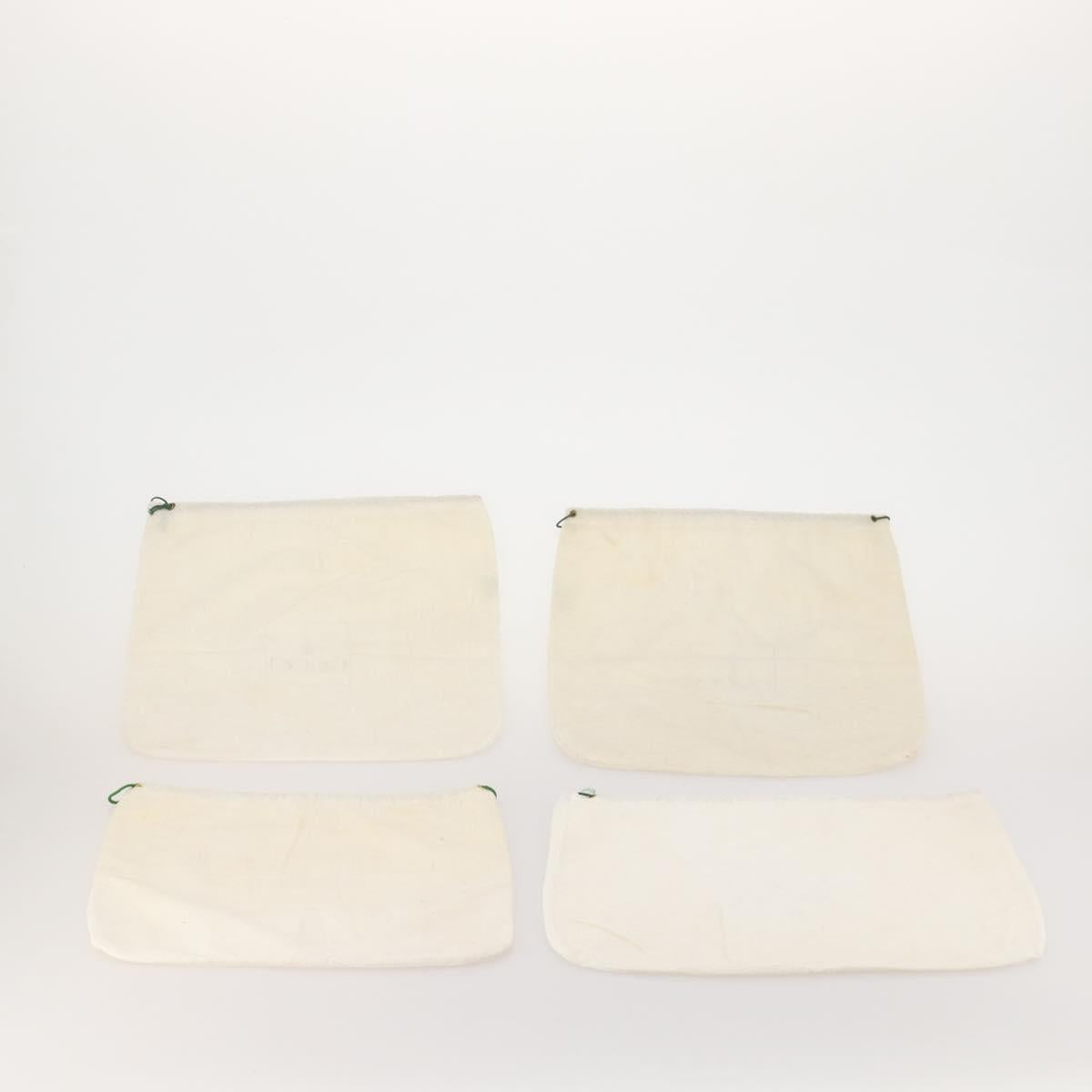 GUCCI Dust Bag Cotton Set of 20 White Auth 191880