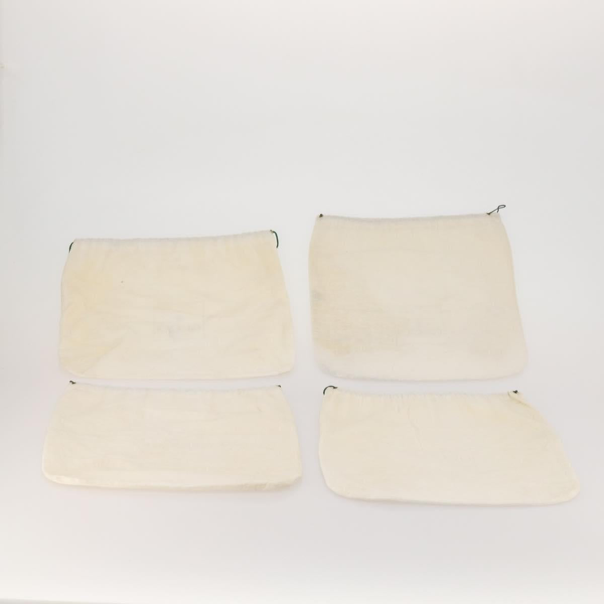 GUCCI Dust Bag Cotton Set of 20 White Auth 191880