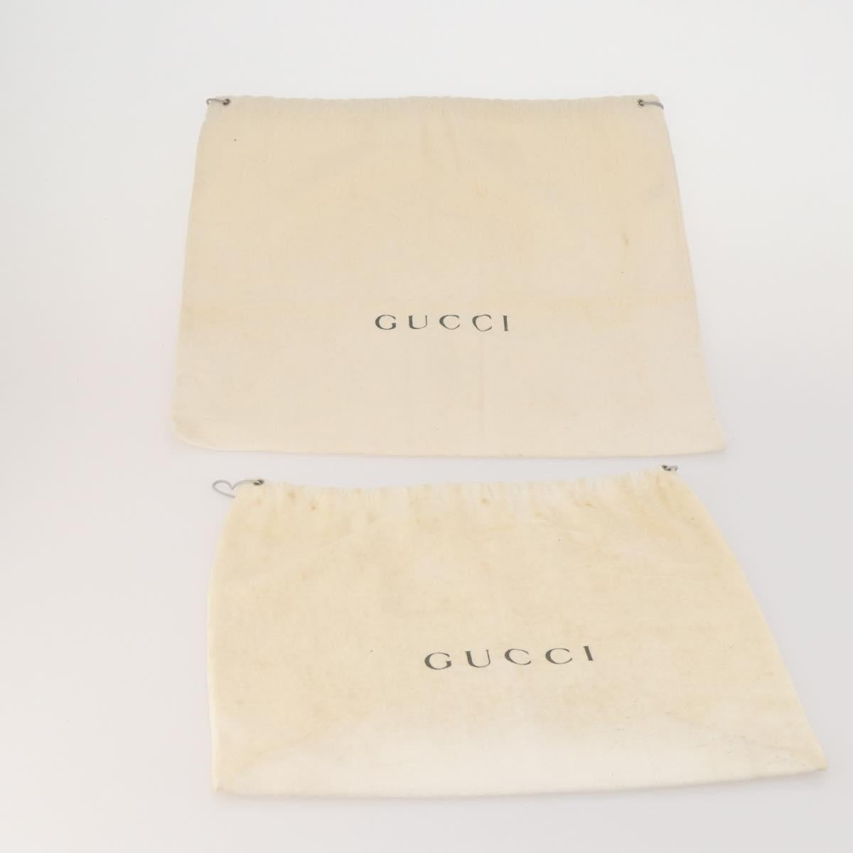 GUCCI Dust Bag Cotton Set of 20 Beige Auth 191881