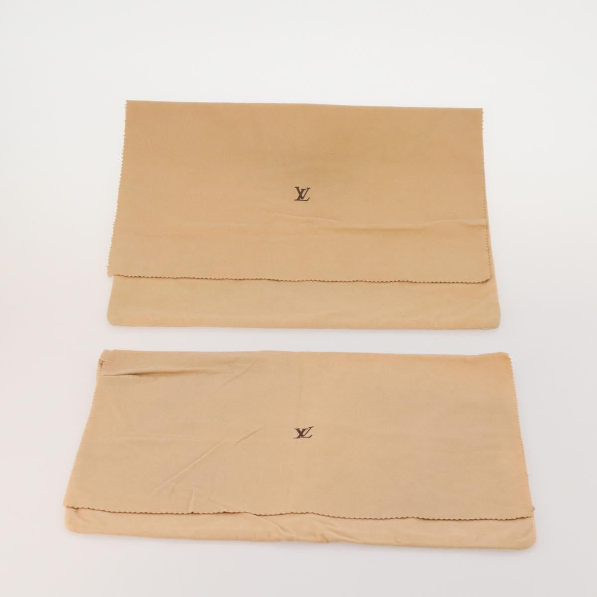 LOUIS VUITTON Dust Bag Cotton Set of 20 Beige LV Auth 191882