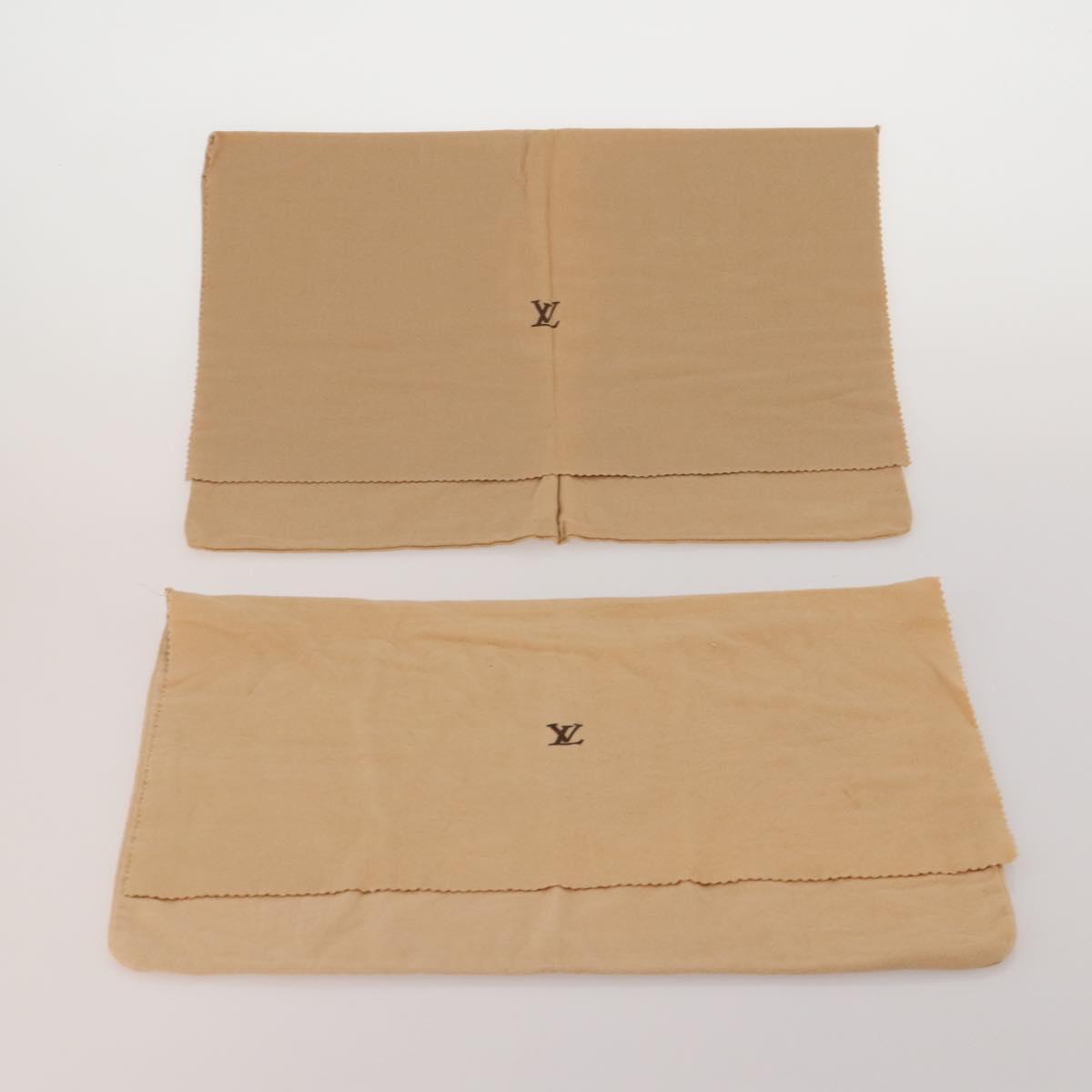 LOUIS VUITTON Dust Bag Cotton Set of 20 Beige LV Auth 191882