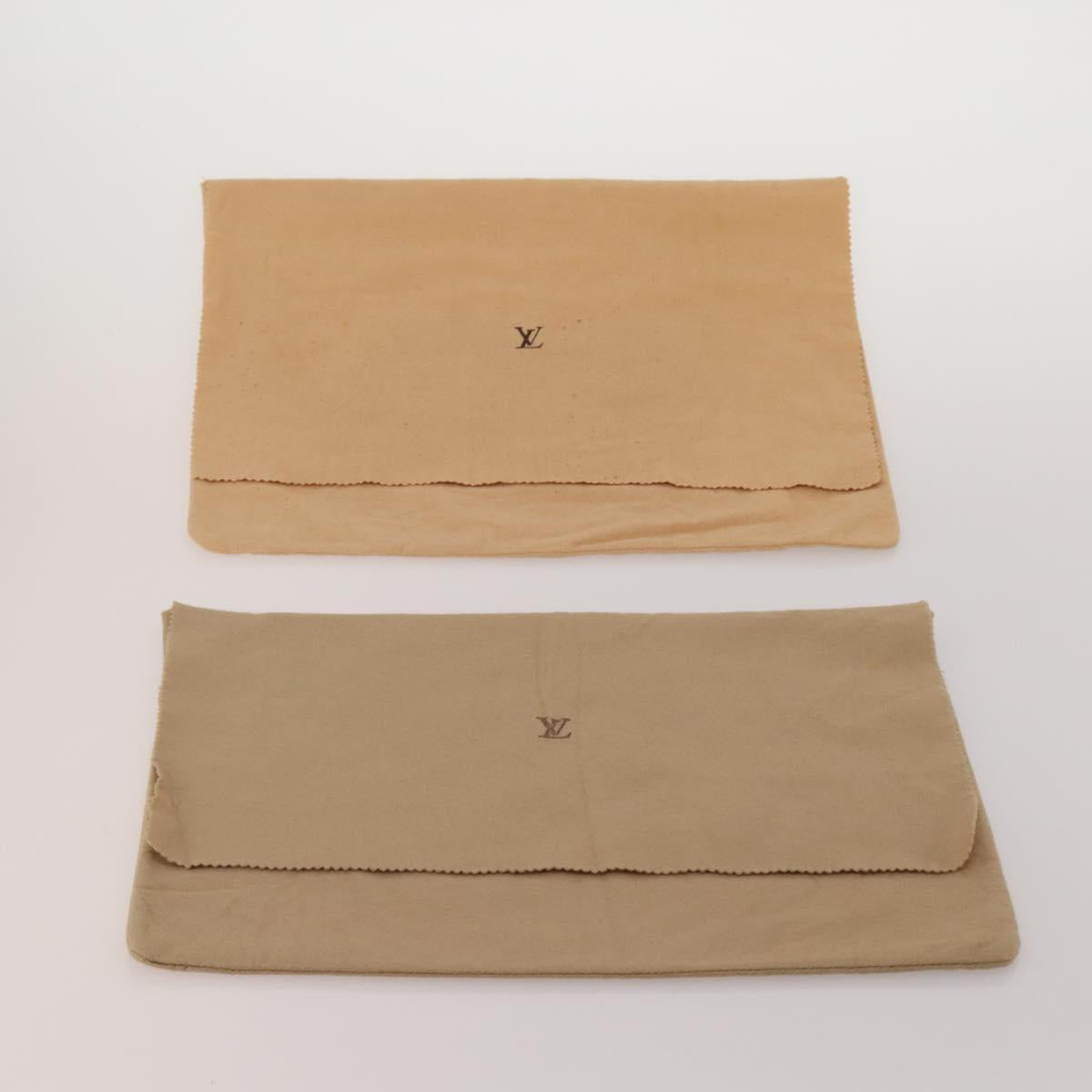 LOUIS VUITTON Dust Bag Cotton Set of 20 Beige LV Auth 191882