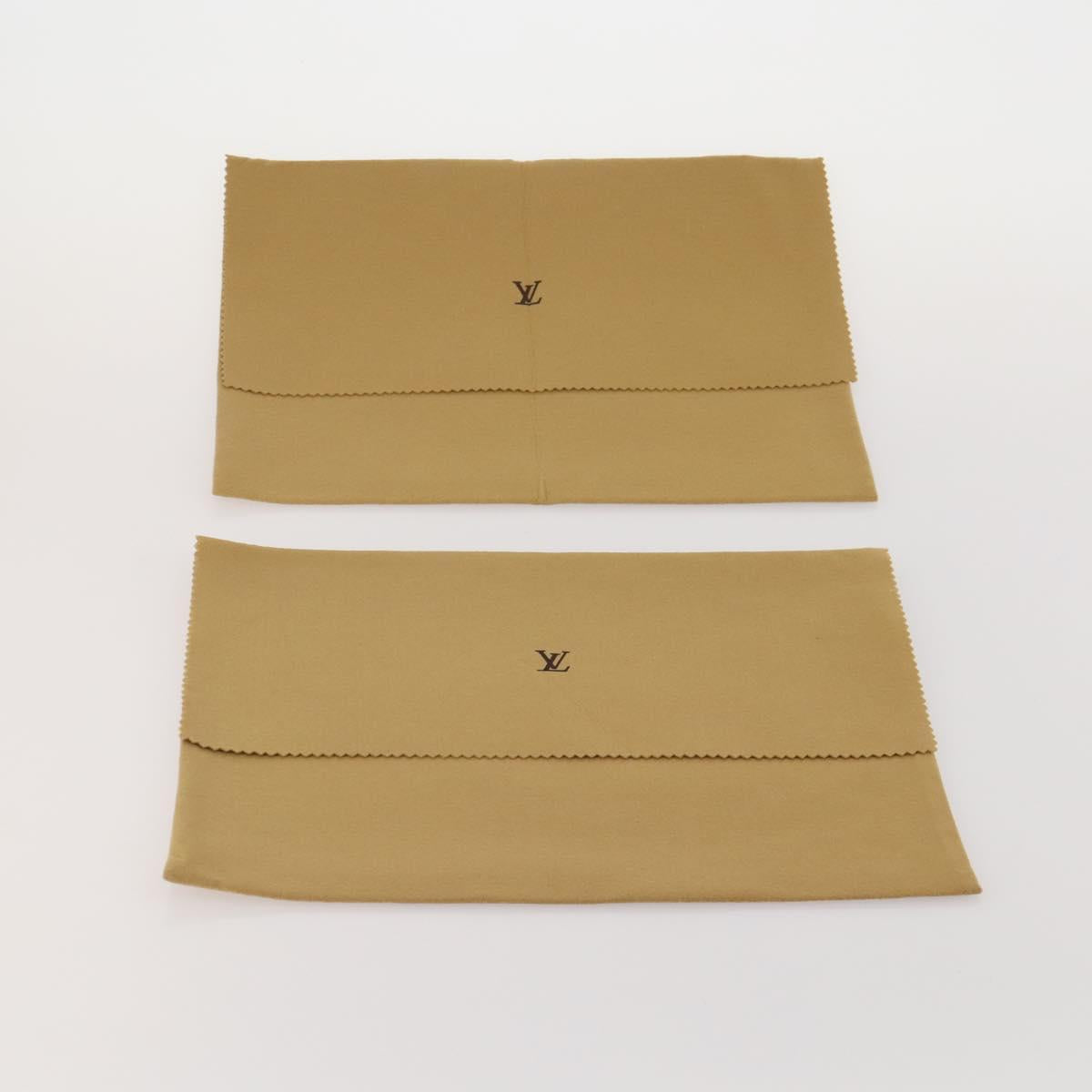 LOUIS VUITTON Dust Bag Cotton Set of 20 Beige LV Auth 191883