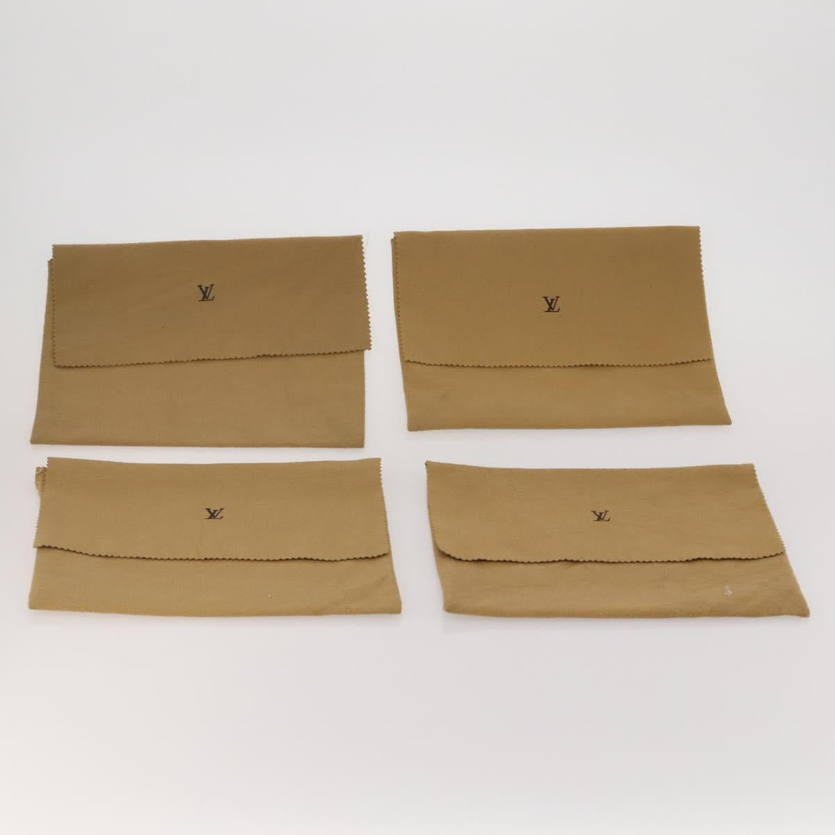 LOUIS VUITTON Dust Bag Cotton Set of 20 Beige LV Auth 191883