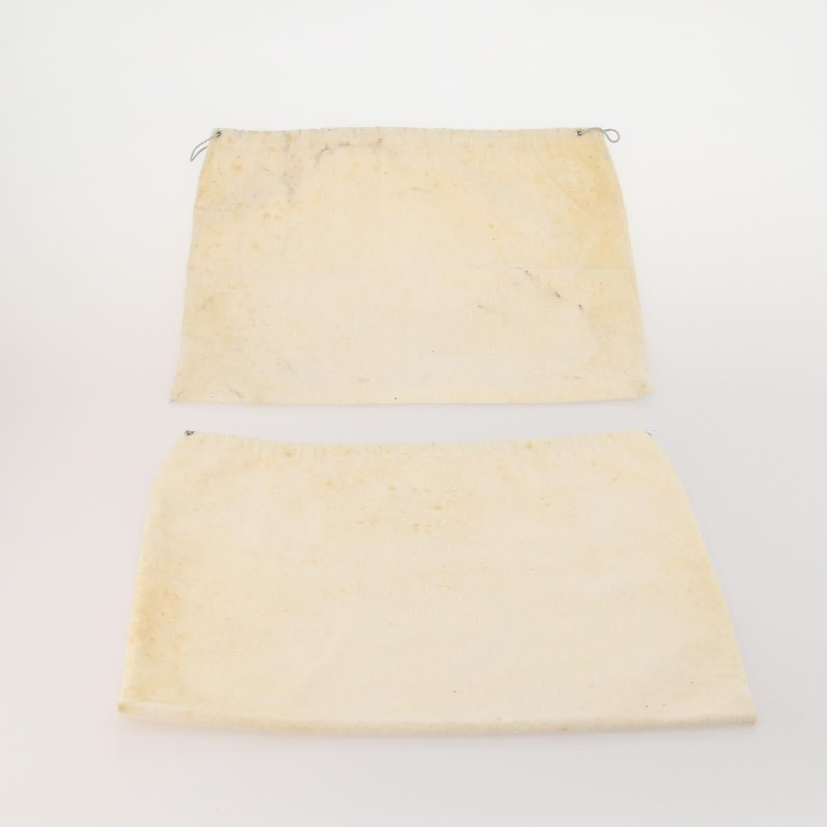 GUCCI Dust Bag Cotton Set of 20 Beige Auth 191884