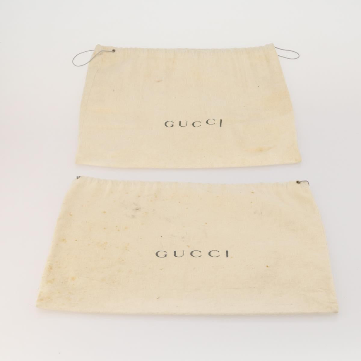 GUCCI Dust Bag Cotton Set of 20 Beige Auth 191884