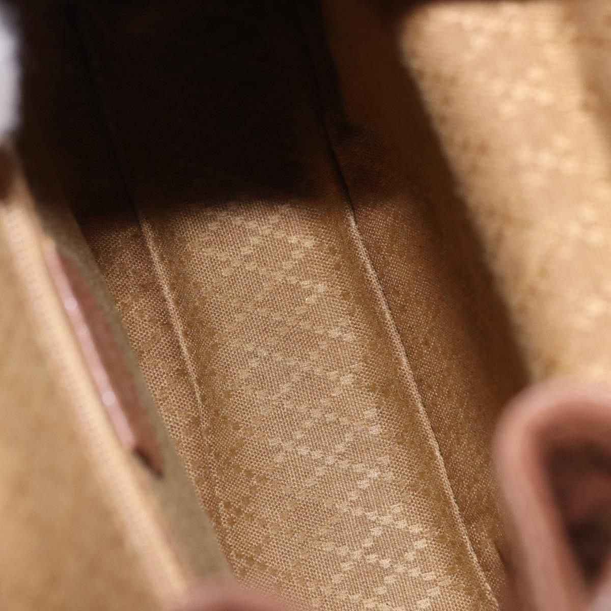 GUCCI Bamboo Backpack Suede Brown Gold 003 1705 0030 Auth 191888