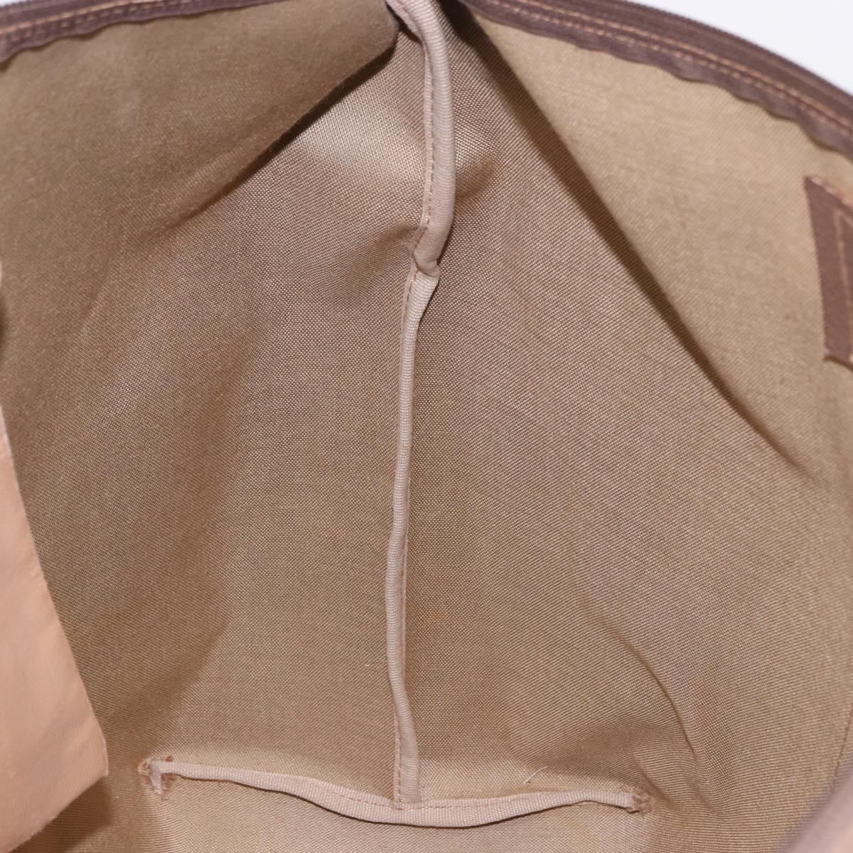 GUCCI GG Supreme Boston Bag PVC Beige Gold 012 1095 6080 Auth 191889