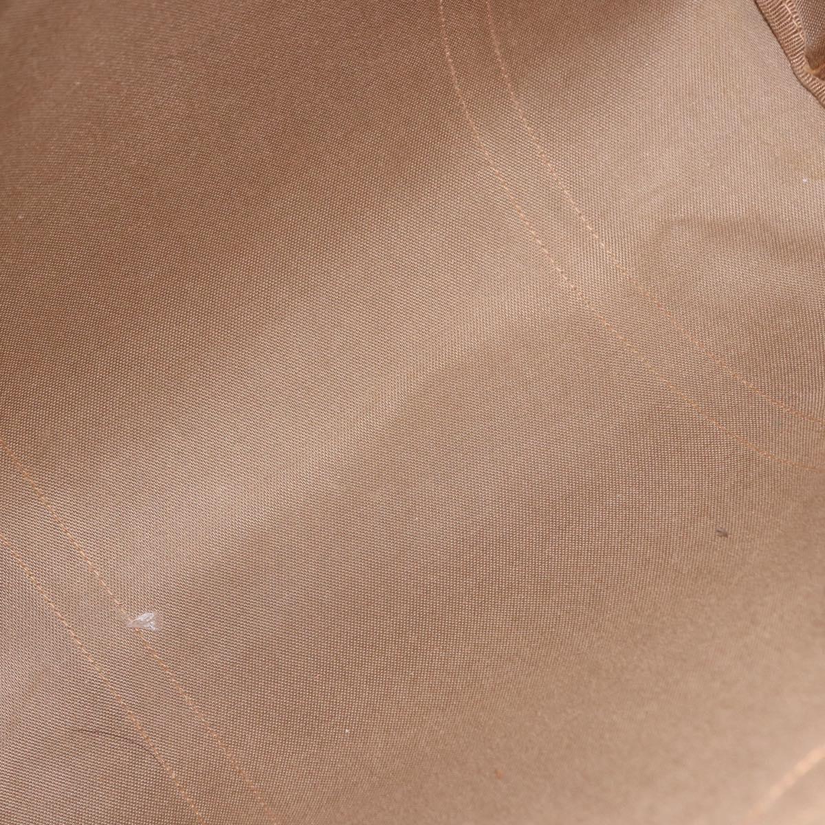 GUCCI GG Supreme Tote Bag PVC Beige 40 02 110 Auth 191894