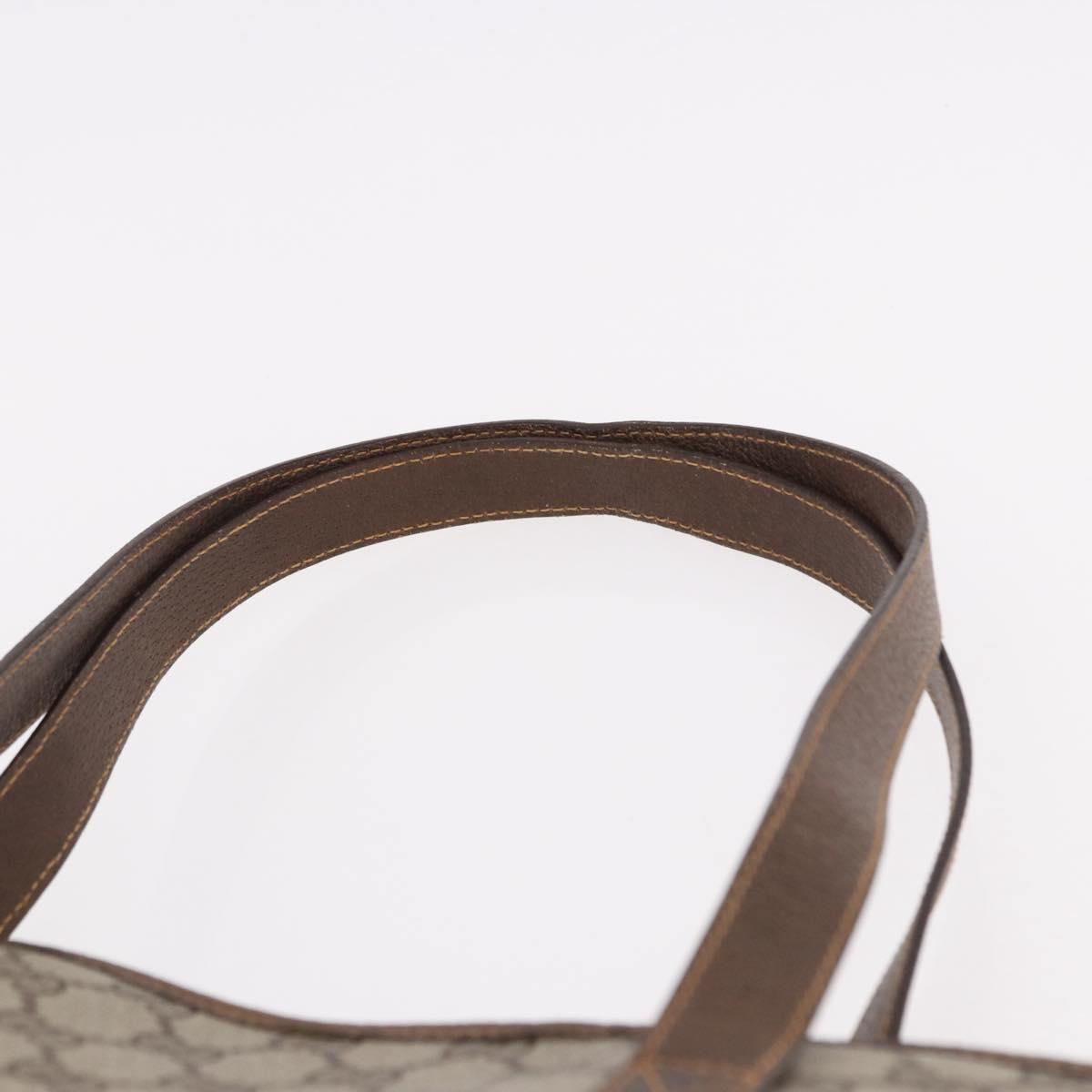 GUCCI GG Supreme Tote Bag PVC Beige 40 02 110 Auth 191894