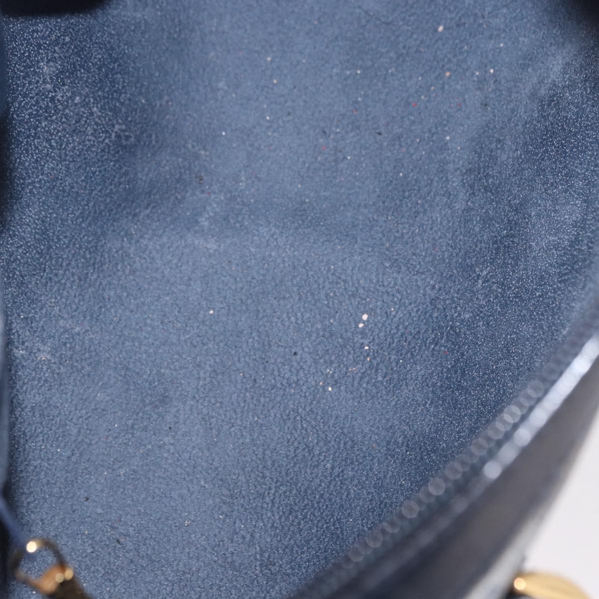 GUCCI GG Supreme Boston Bag PVC 2way Navy Gold 002 39 0269 Auth 191897
