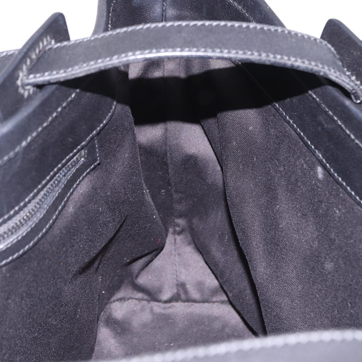 GUCCI GG Canvas Shoulder Bag Black 106241 Auth 191910A