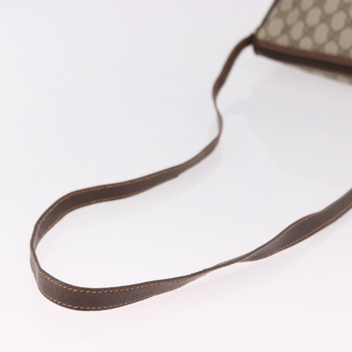 GUCCI GG Supreme Shoulder Bag PVC Beige Gold 156 02 086 Auth 191930