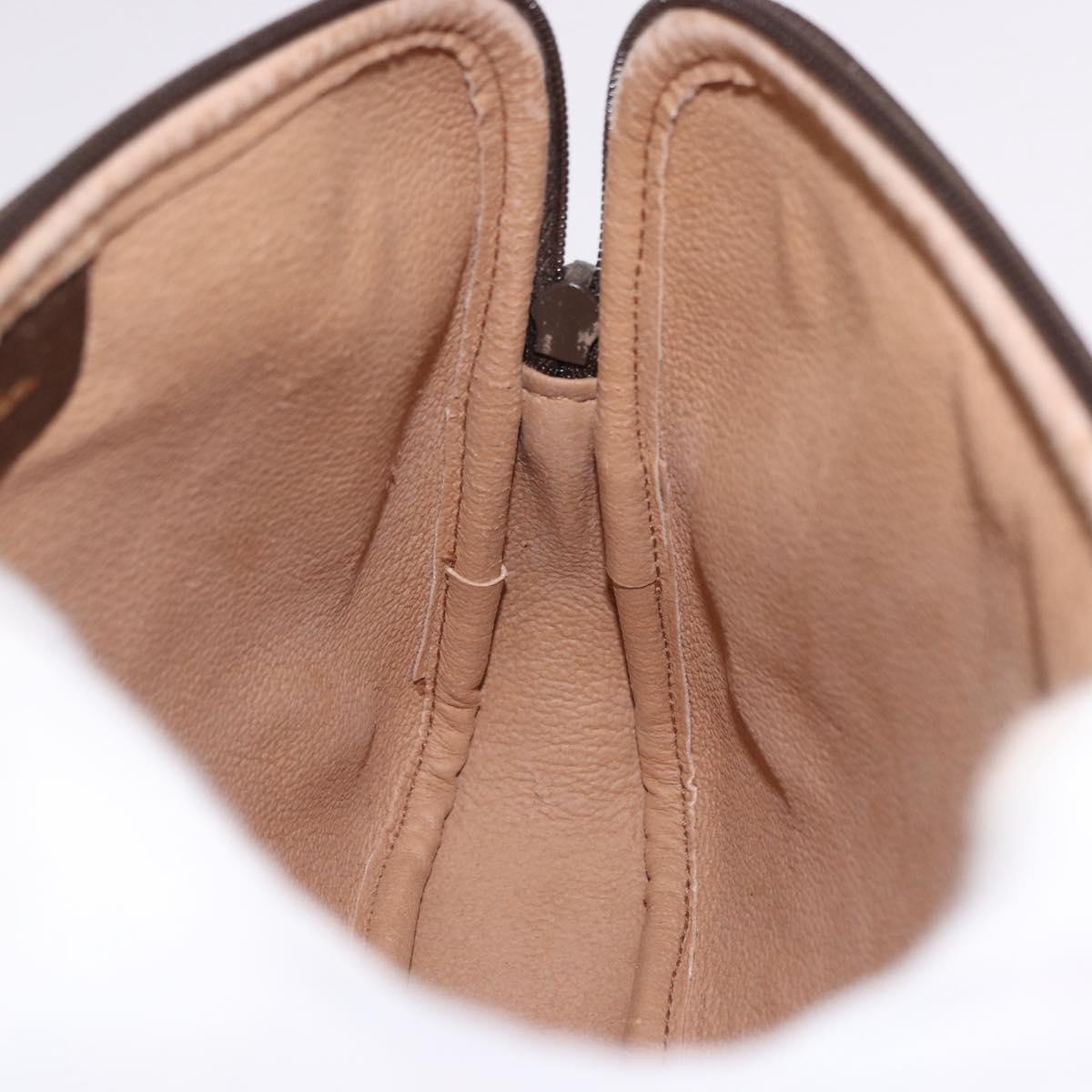 GUCCI GG Supreme Shoulder Bag PVC Beige Gold 97 02 068 Auth 191931