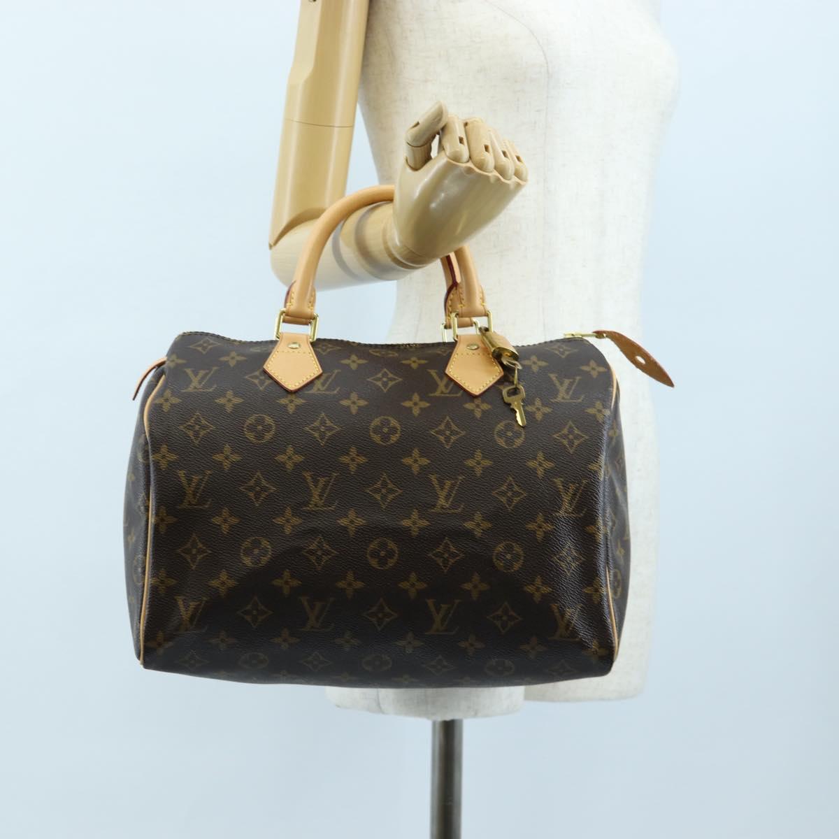 LOUIS VUITTON Monogram Speedy 30 Hand Bag M41526 LV Auth 191955SM