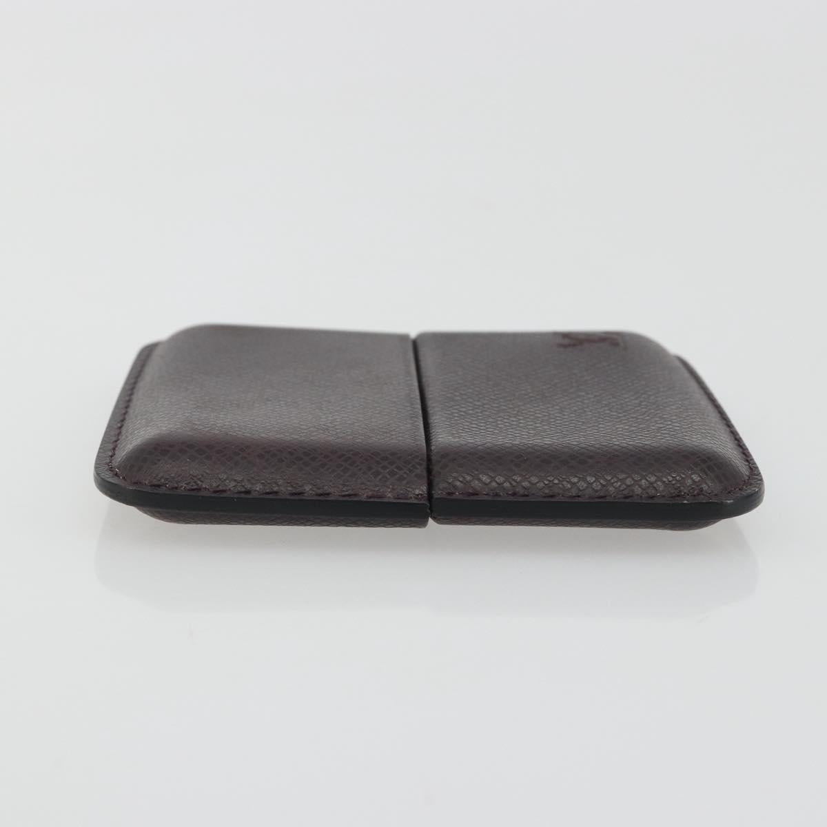 LOUIS VUITTON Taiga Cigarillo Cigarette Case Acajou M30736 LV Auth 191962