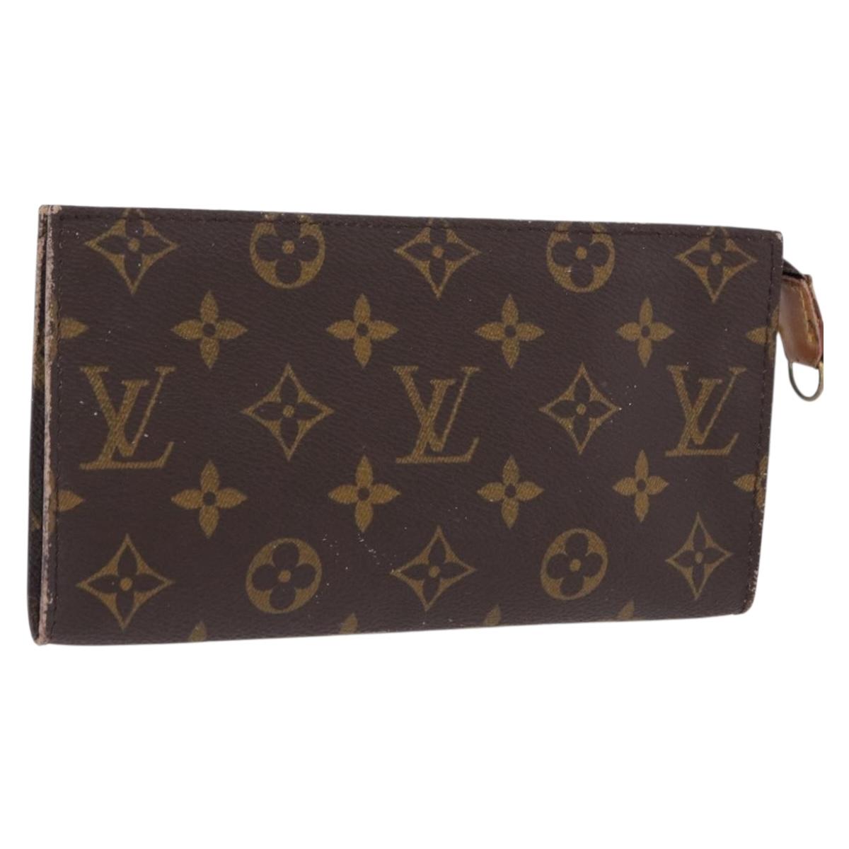 LOUIS VUITTON Monogram Bucket PM Accessory Pouch LV Auth 191968