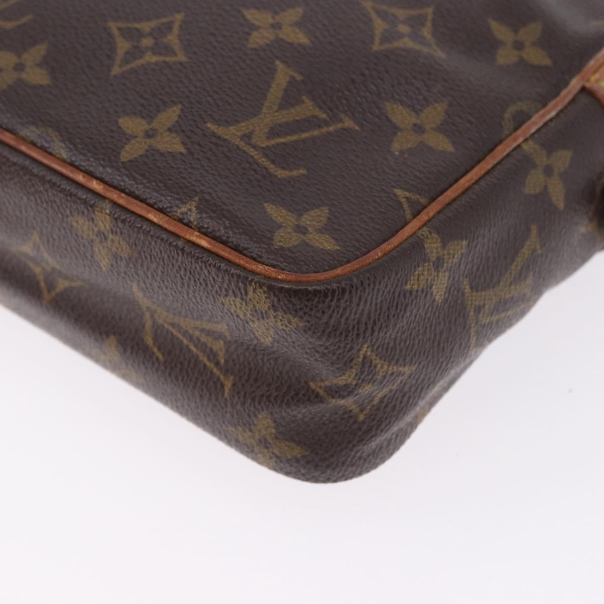 LOUIS VUITTON Monogram Compiegne 23 Clutch Bag M51847 LV Auth 191975