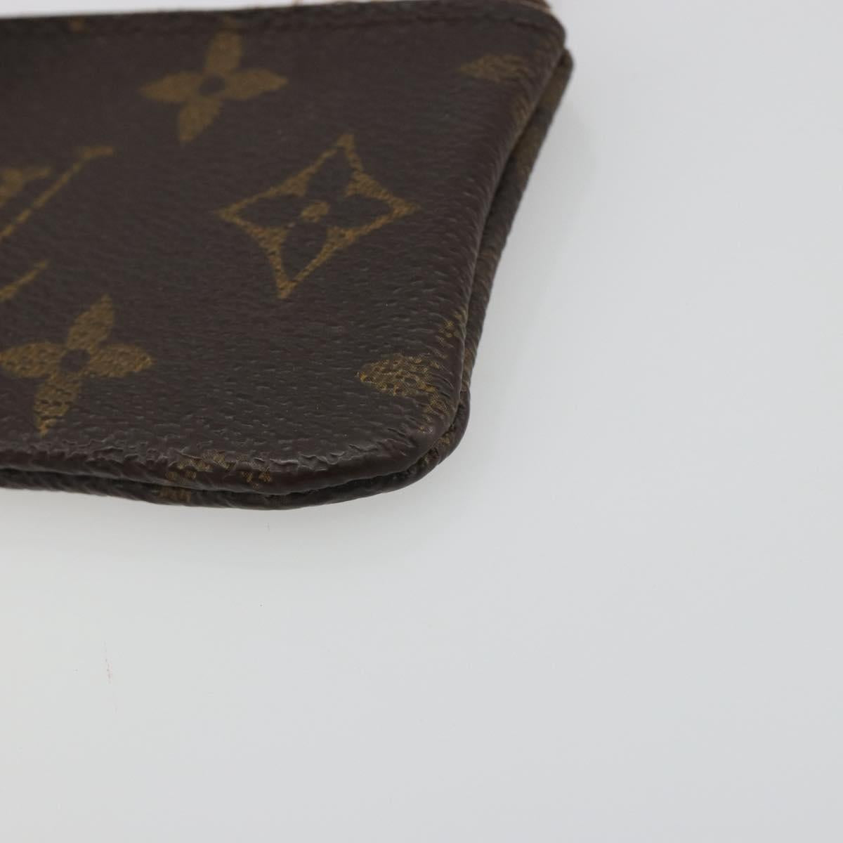 LOUIS VUITTON Monogram Pochette Cles Coin Purse M62650 LV Auth 191978