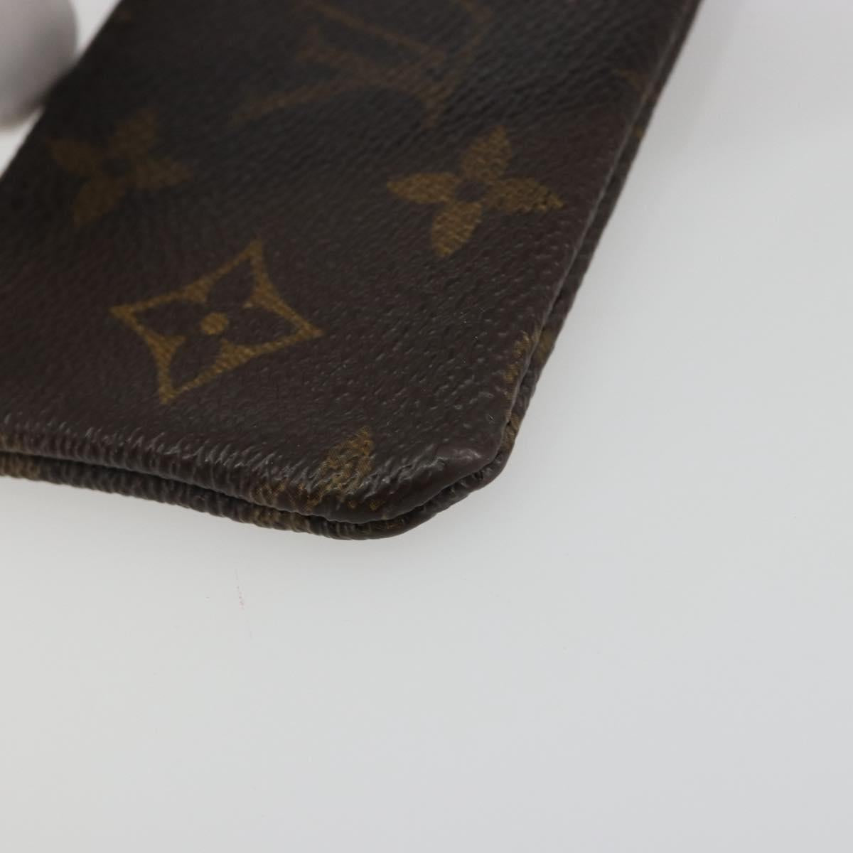 LOUIS VUITTON Monogram Pochette Cles Coin Purse M62650 LV Auth 191978